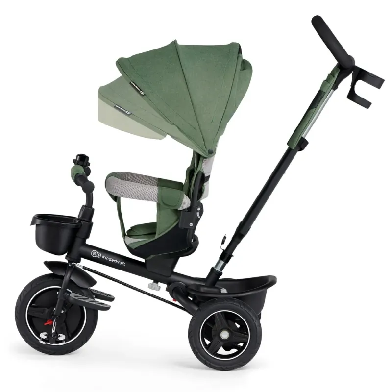 TRICICLETĂ KINDERKRAFT SPINSTEP, GREEN