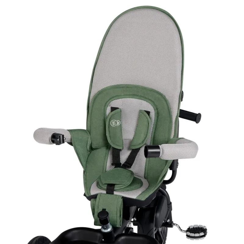 TRICICLETĂ KINDERKRAFT SPINSTEP, GREEN