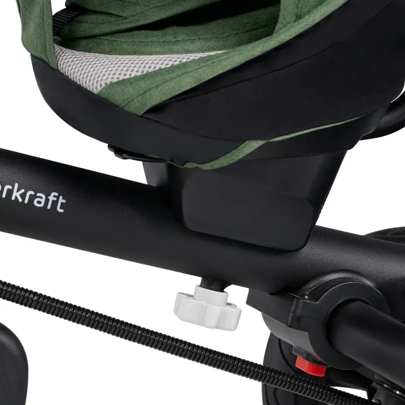 TRICICLETĂ KINDERKRAFT SPINSTEP, GREEN
