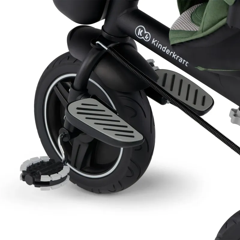 TRICICLETĂ KINDERKRAFT SPINSTEP, GREEN