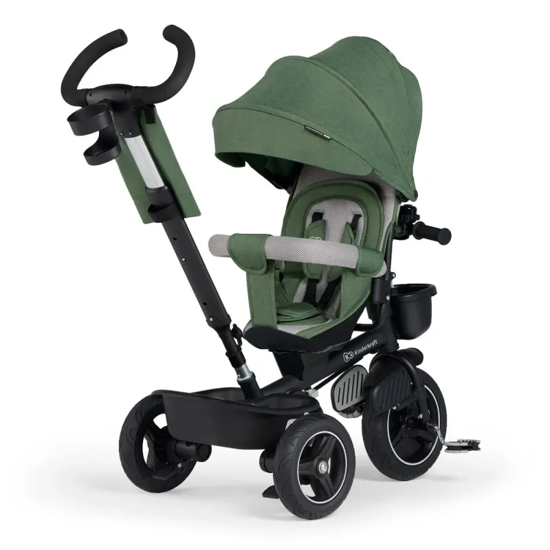 TRICICLETĂ KINDERKRAFT SPINSTEP, GREEN