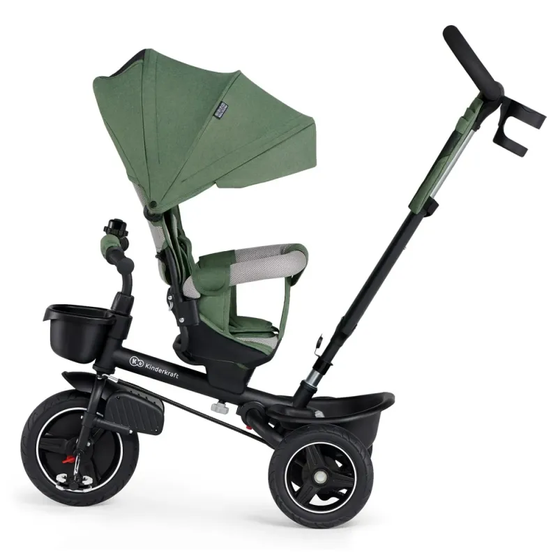 TRICICLETĂ KINDERKRAFT SPINSTEP, GREEN