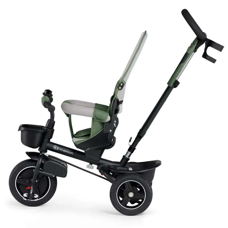 TRICICLETĂ KINDERKRAFT SPINSTEP, GREEN