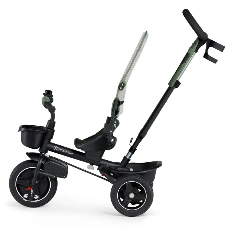 TRICICLETĂ KINDERKRAFT SPINSTEP, GREEN