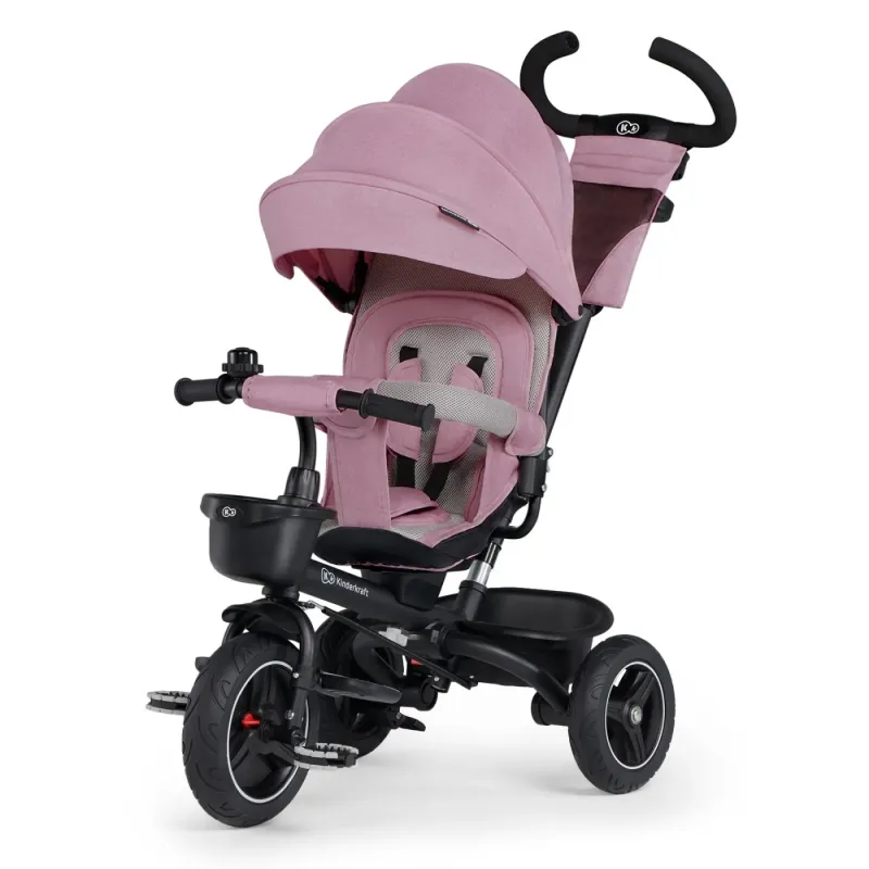 TRICICLETĂ KINDERKRAFT SPINSTEP, PINK