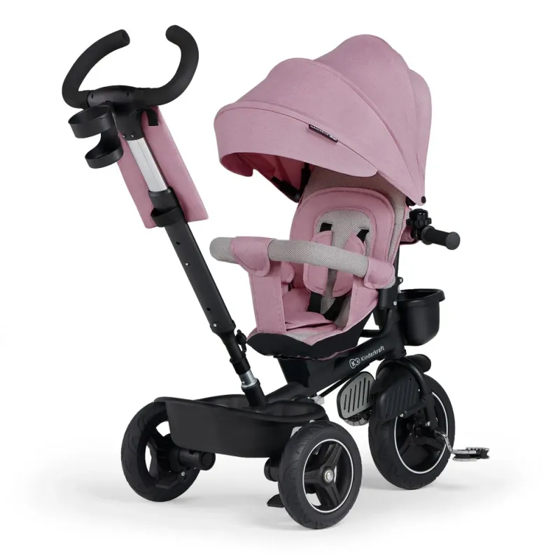 TRICICLETĂ KINDERKRAFT SPINSTEP, PINK