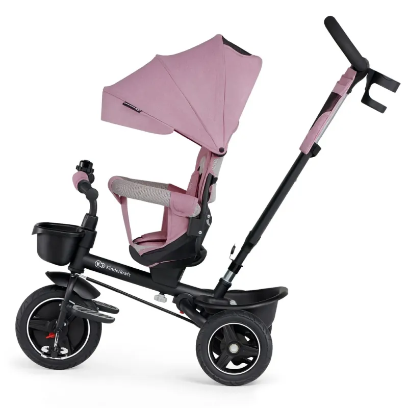 TRICICLETĂ KINDERKRAFT SPINSTEP, PINK