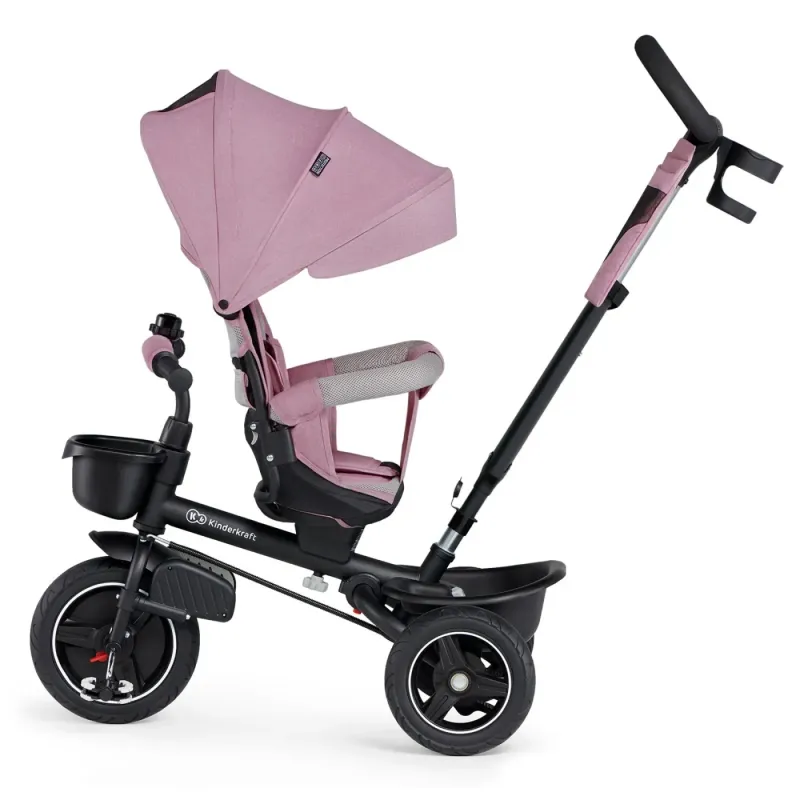 TRICICLETĂ KINDERKRAFT SPINSTEP, PINK