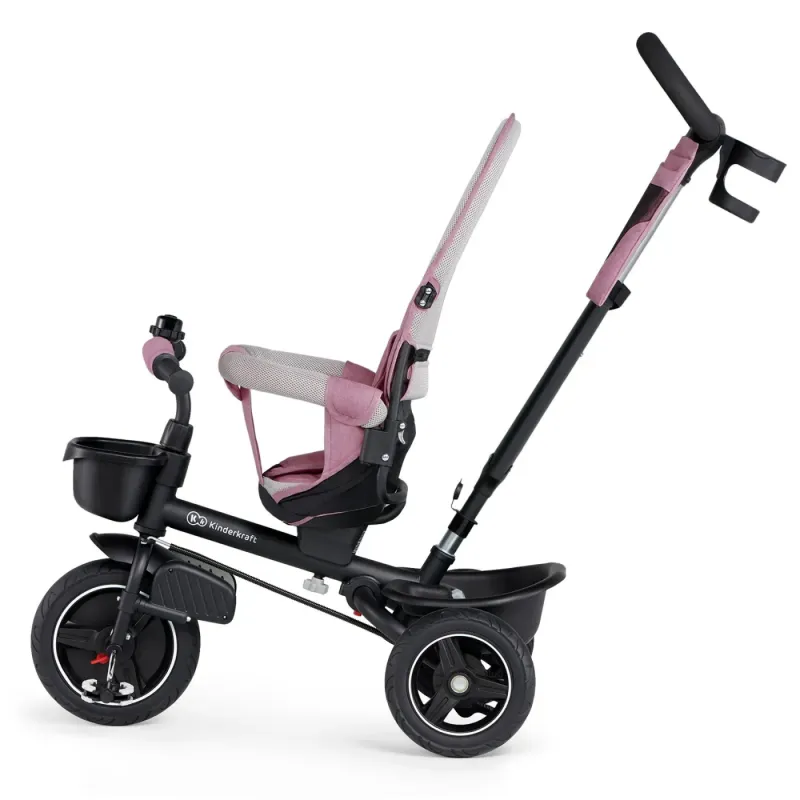 TRICICLETĂ KINDERKRAFT SPINSTEP, PINK