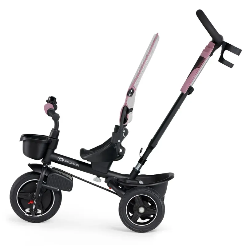 TRICICLETĂ KINDERKRAFT SPINSTEP, PINK