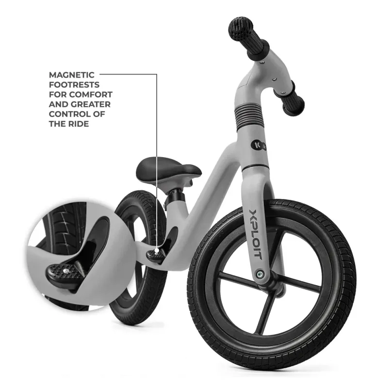 BICICLETĂ FARA PEDALE KINDERKRAFT XPLOIT, MOONSILVER