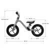 BICICLETĂ FARA PEDALE KINDERKRAFT XPLOIT, MOONSILVER