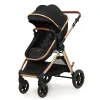 CĂRUCIOR KINDERKRAFT ESME, 3 IN 1, PURE BLACK