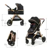 CĂRUCIOR KINDERKRAFT ESME, 3 IN 1, PURE BLACK