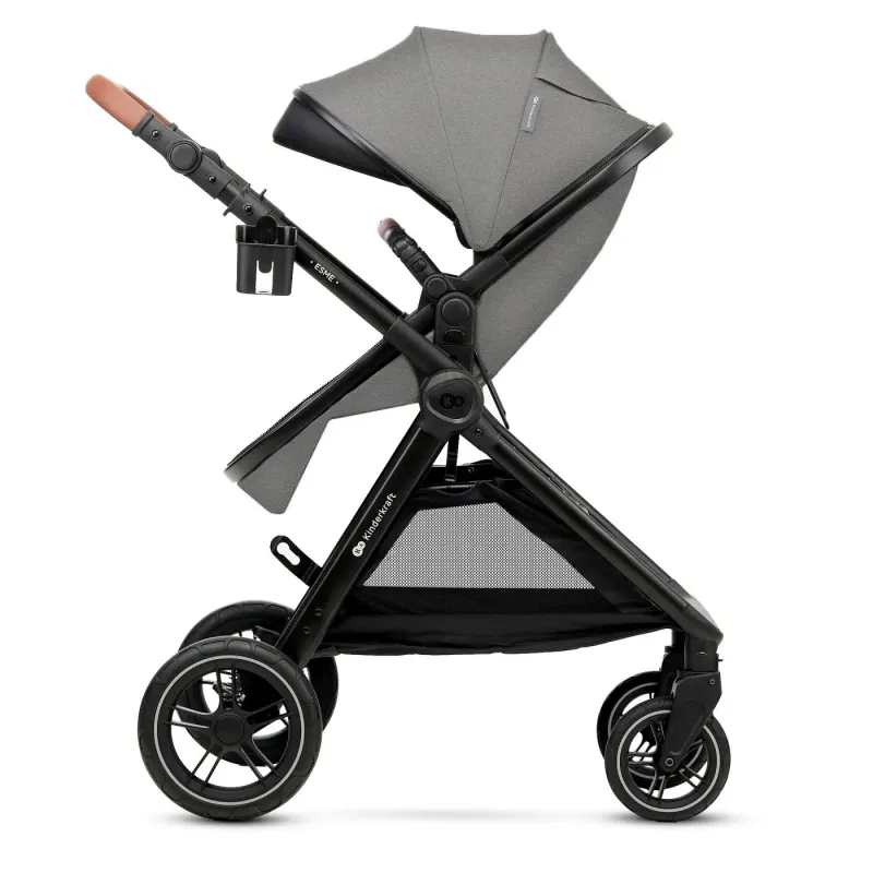 CĂRUCIOR KINDERKRAFT ESME, 3 IN 1, MOONLIGHT GREY