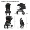 CĂRUCIOR SPORT KINDERKRAFT GRANDE PLUS, BLACK