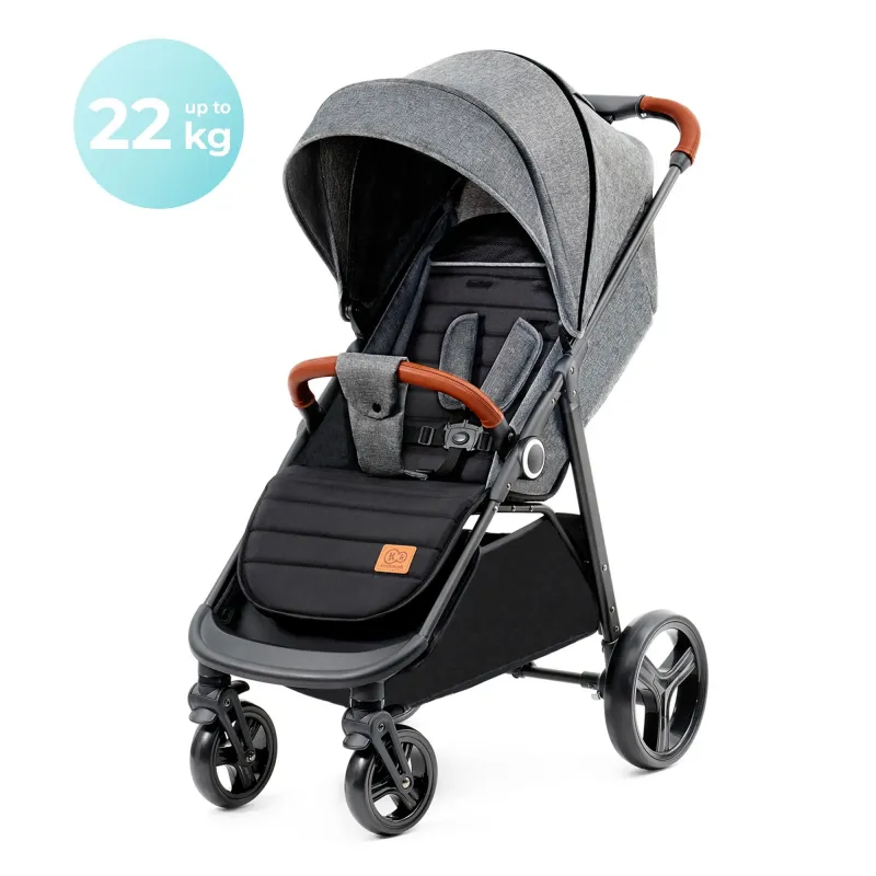 CĂRUCIOR SPORT KINDERKRAFT GRANDE PLUS, GREY