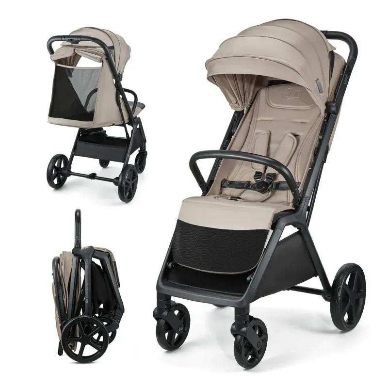 CĂRUCIOR SPORT KINDERKRAFT LOOM, 0-22 KG, LINEN BEIGE