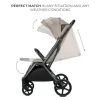 CĂRUCIOR SPORT KINDERKRAFT LOOM, 0-22 KG, LINEN BEIGE