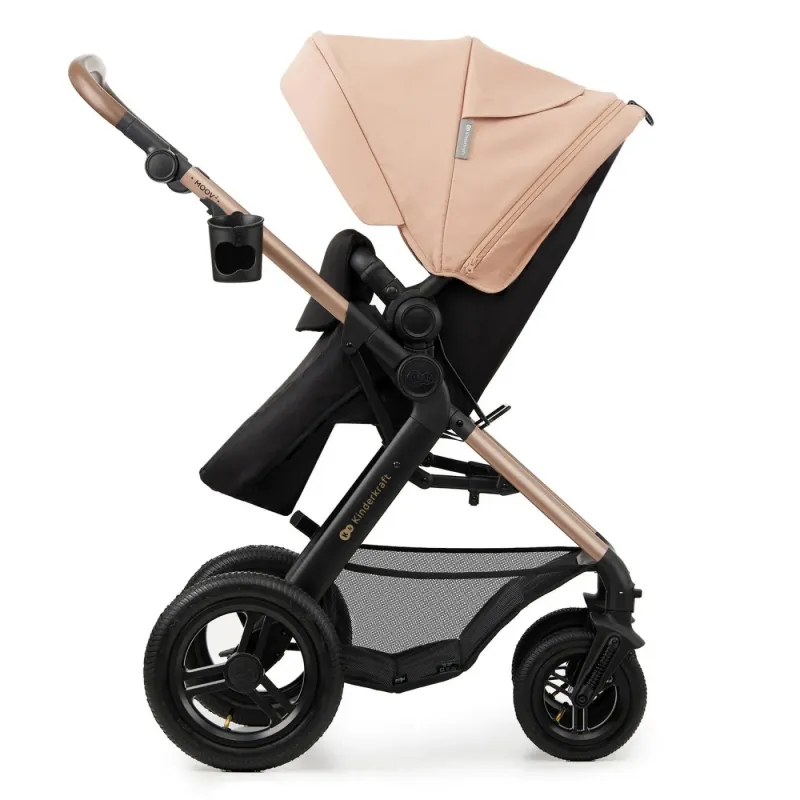 CĂRUCIOR MULTIFUNCTIONAL KINDERKRAFT MOOV 2 AIR 4IN1 SAND BEIGE
