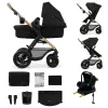 CĂRUCIOR MULTIFUNCTIONAL KINDERKRAFT MOOV 2 AIR 4IN1 PURE BLACK