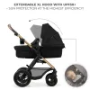 CĂRUCIOR MULTIFUNCTIONAL KINDERKRAFT MOOV 2 AIR 4IN1 PURE BLACK
