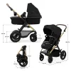 CĂRUCIOR MULTIFUNCTIONAL KINDERKRAFT MOOV 2 AIR 4IN1 PURE BLACK