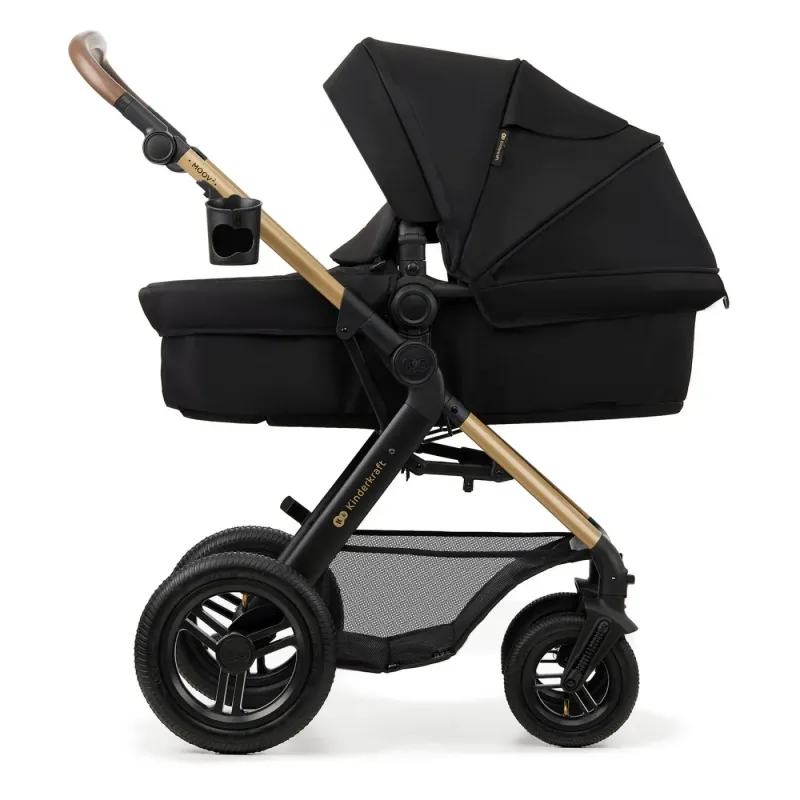 CĂRUCIOR MULTIFUNCTIONAL KINDERKRAFT MOOV 2 AIR 4IN1 PURE BLACK