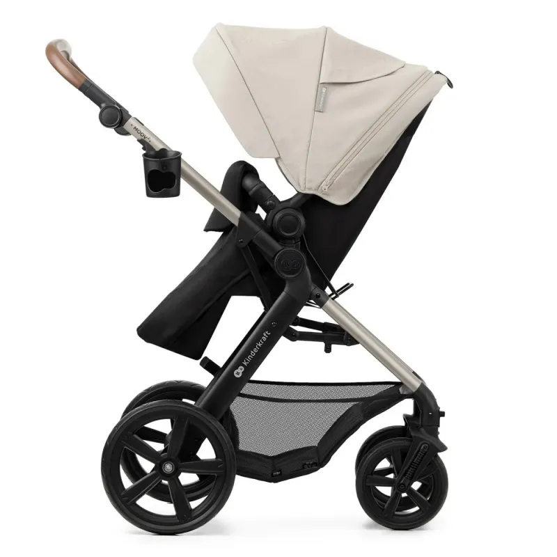 CĂRUCIOR 3 IN 1 KINDERKRAFT MOOV 2, MOONLIGHT GREY