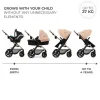 CĂRUCIOR MULTIFUNCTIONAL KINDERKRAFT MOOV 2 EVA 4IN1 SAND BEIGE