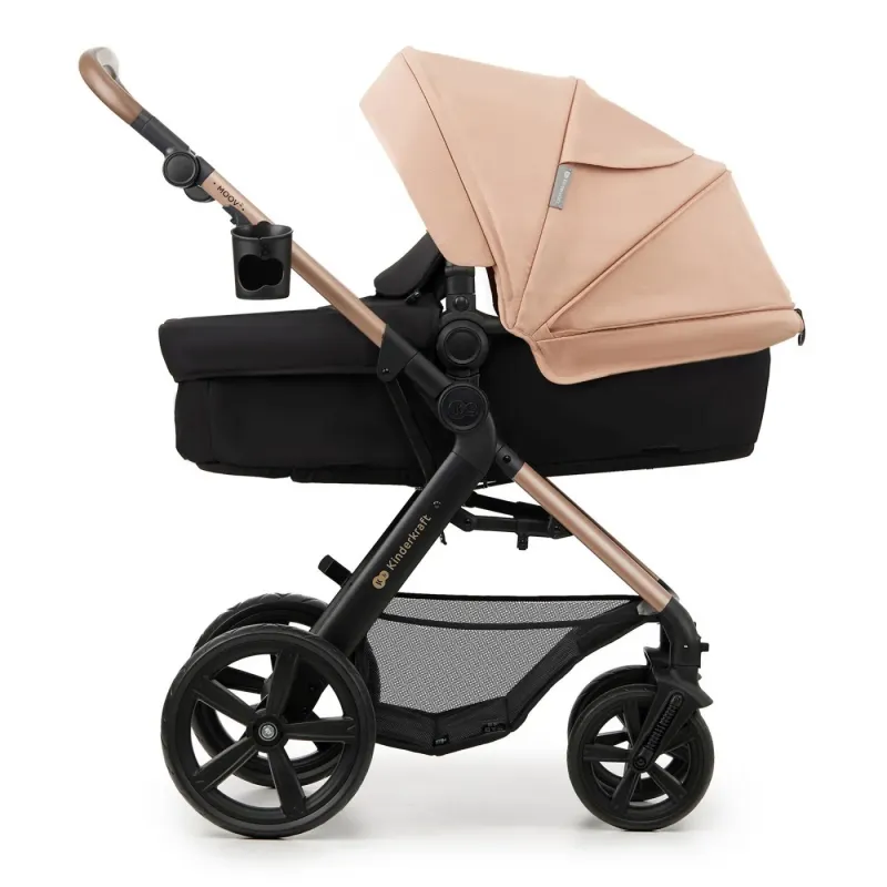 CĂRUCIOR MULTIFUNCTIONAL KINDERKRAFT MOOV 2 EVA 4IN1 SAND BEIGE