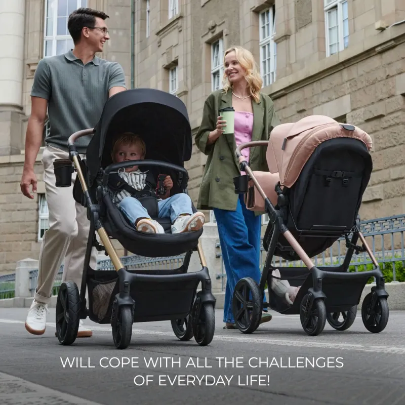 CĂRUCIOR MULTIFUNCTIONAL KINDERKRAFT MOOV 2 EVA 4IN1 MOON GREY