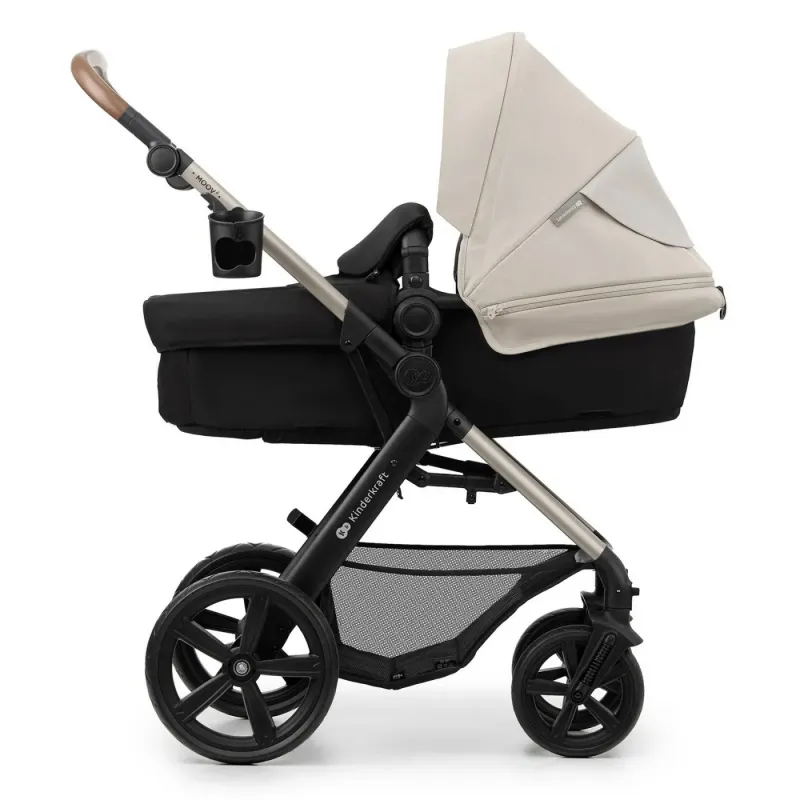 CĂRUCIOR MULTIFUNCTIONAL KINDERKRAFT MOOV 2 EVA 4IN1 MOON GREY