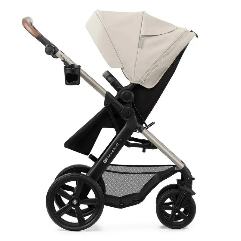 CĂRUCIOR MULTIFUNCTIONAL KINDERKRAFT MOOV 2 EVA 4IN1 MOON GREY