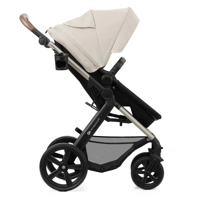 CĂRUCIOR MULTIFUNCTIONAL KINDERKRAFT MOOV 2 EVA 4IN1 MOON GREY