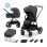 CĂRUCIOR MULTIFUNCTIONAL 2IN1 KINDERKRAFT NEA DARK GREY