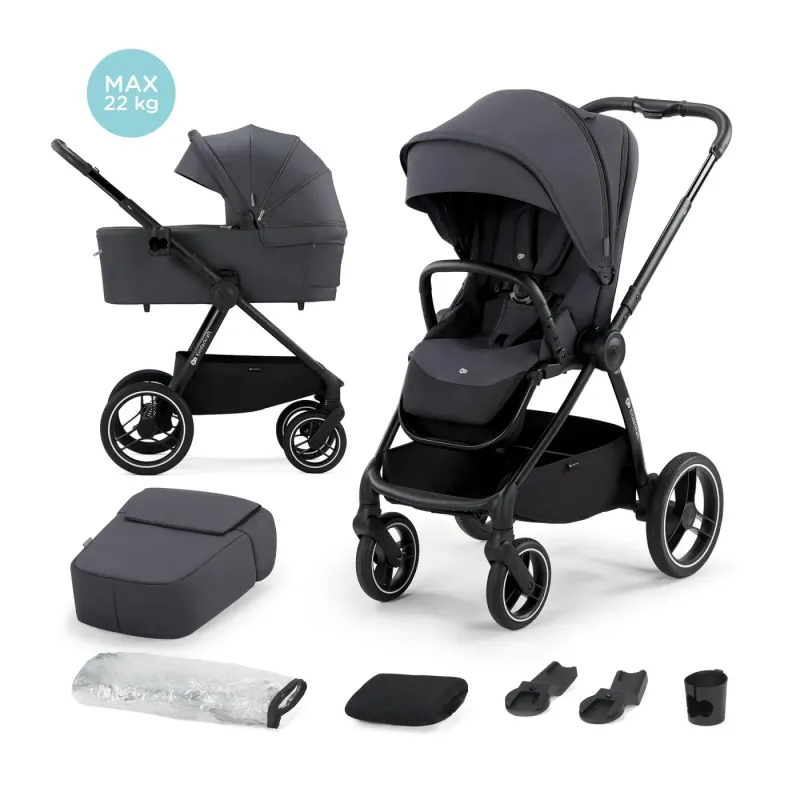 CĂRUCIOR MULTIFUNCTIONAL 2IN1 KINDERKRAFT NEA DARK GREY