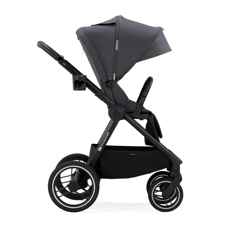 CĂRUCIOR MULTIFUNCTIONAL 2IN1 KINDERKRAFT NEA DARK GREY