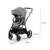 CĂRUCIOR Kinderkraft NEA - 2in1 - Platinum Grey