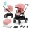 CĂRUCIOR Multifunctional Kinderkraft NEA - 2in1 - Ash Pink