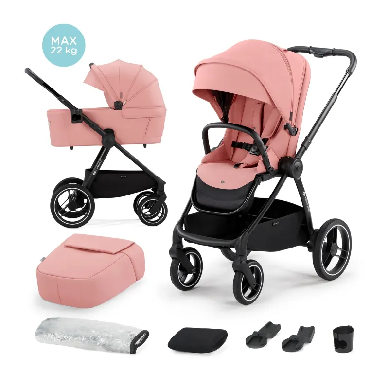 CĂRUCIOR Multifunctional Kinderkraft NEA - 2in1 - Ash Pink