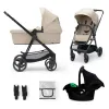 CĂRUCIOR KINDERKRAFT NEWLY, 3 IN 1, BEJ