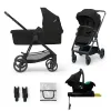 CĂRUCIOR KINDERKRAFT NEWLY, 4 IN 1, CLASSIC BLACK