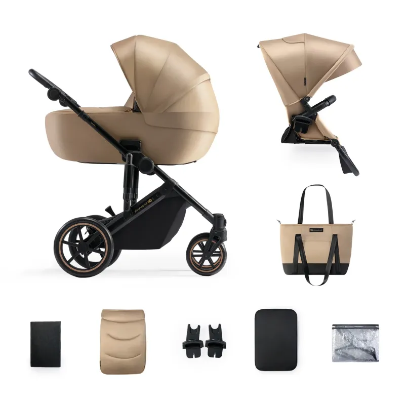 CĂRUCIOR 2 IN 1 KINDERKRAFT PRIME 2, SANDROSE BEIGE