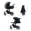 CĂRUCIOR 2 IN 1 KINDERKRAFT PRIME 2, VENEZIAN BLACK