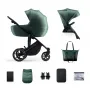 CĂRUCIOR 2 IN 1 KINDERKRAFT PRIME 2, DARK GREEN