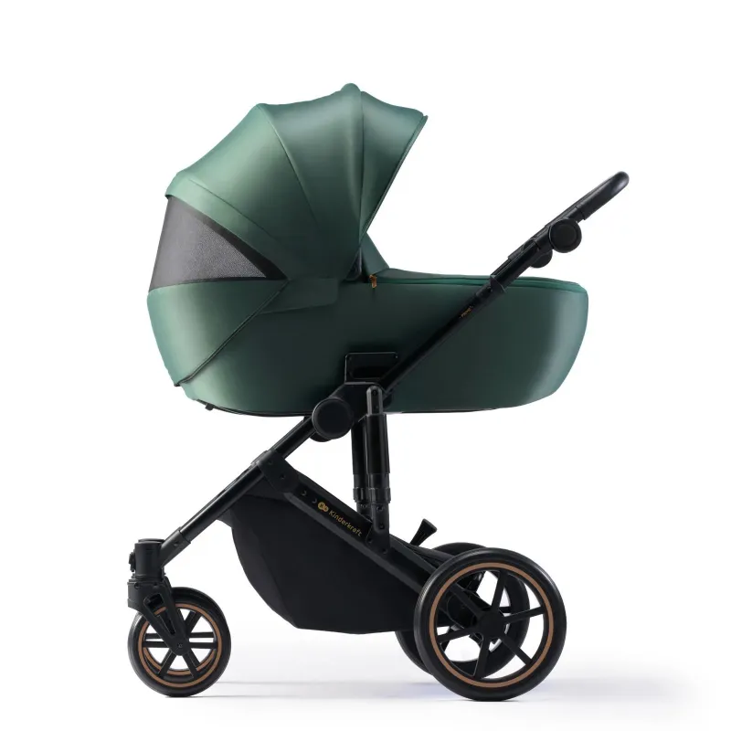 CĂRUCIOR 2 IN 1 KINDERKRAFT PRIME 2, DARK GREEN
