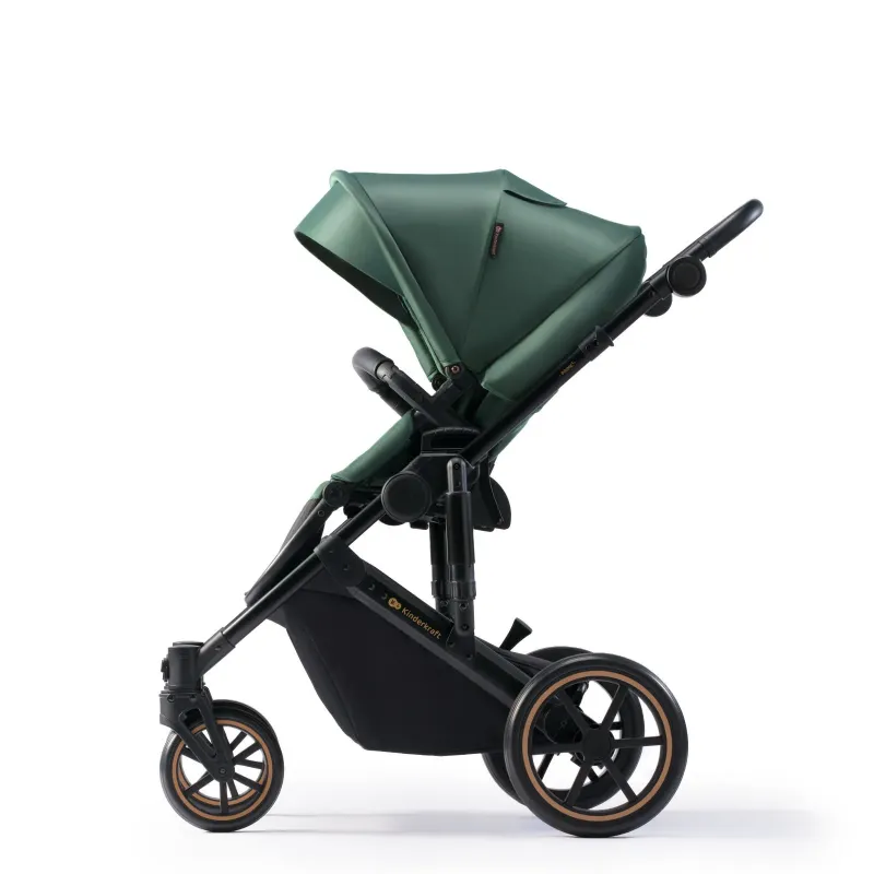CĂRUCIOR 2 IN 1 KINDERKRAFT PRIME 2, DARK GREEN