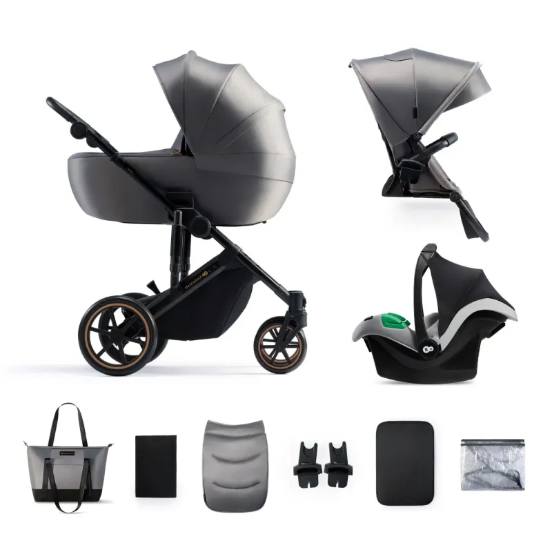 CĂRUCIOR 3 IN 1 KINDERKRAFT PRIME 2 3IN1 MINK PRO GREY