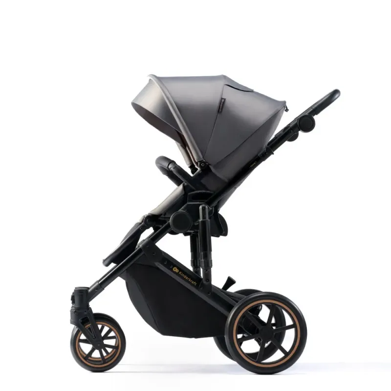 CĂRUCIOR 3 IN 1 KINDERKRAFT PRIME 2 3IN1 MINK PRO GREY